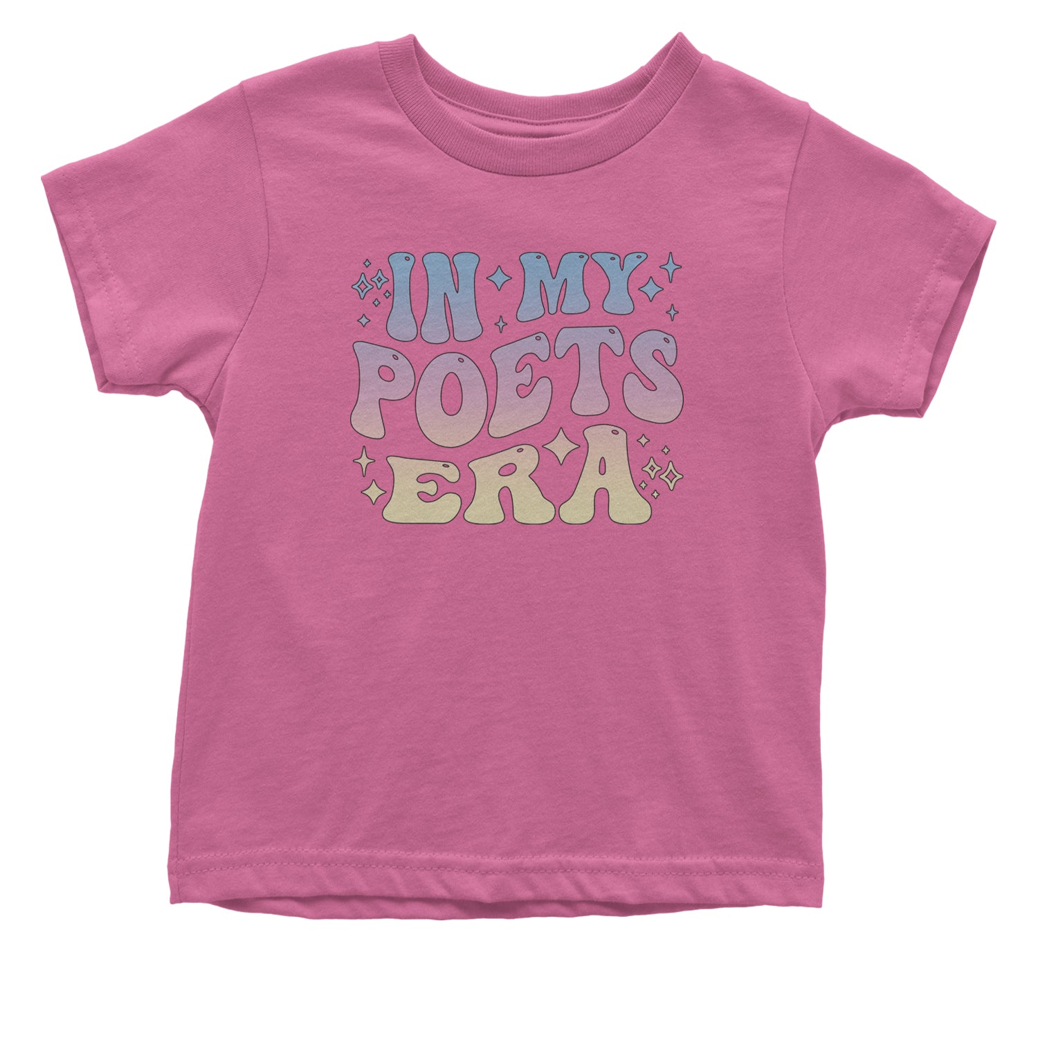 In My Poet Era Tie Dye TTPD Music Infant One-Piece Romper Bodysuit and Toddler T-shirt Raspberry