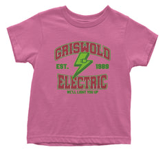 Griswold Electric We'll Light You Up Infant One-Piece Romper Bodysuit and Toddler T-shirt Raspberry