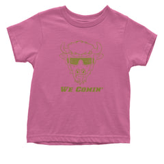We Coming Coach Prime Colorado Infant One-Piece Romper Bodysuit and Toddler T-shirt Raspberry