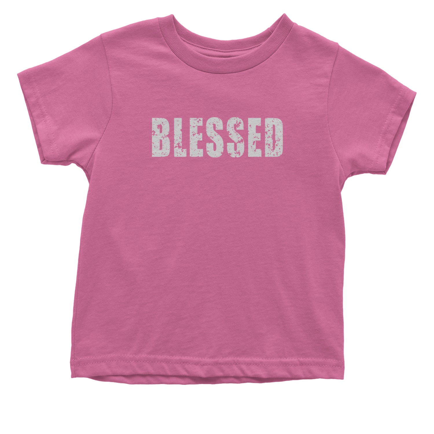 Blessed Religious Grateful Thankful Infant One-Piece Romper Bodysuit and Toddler T-shirt Raspberry