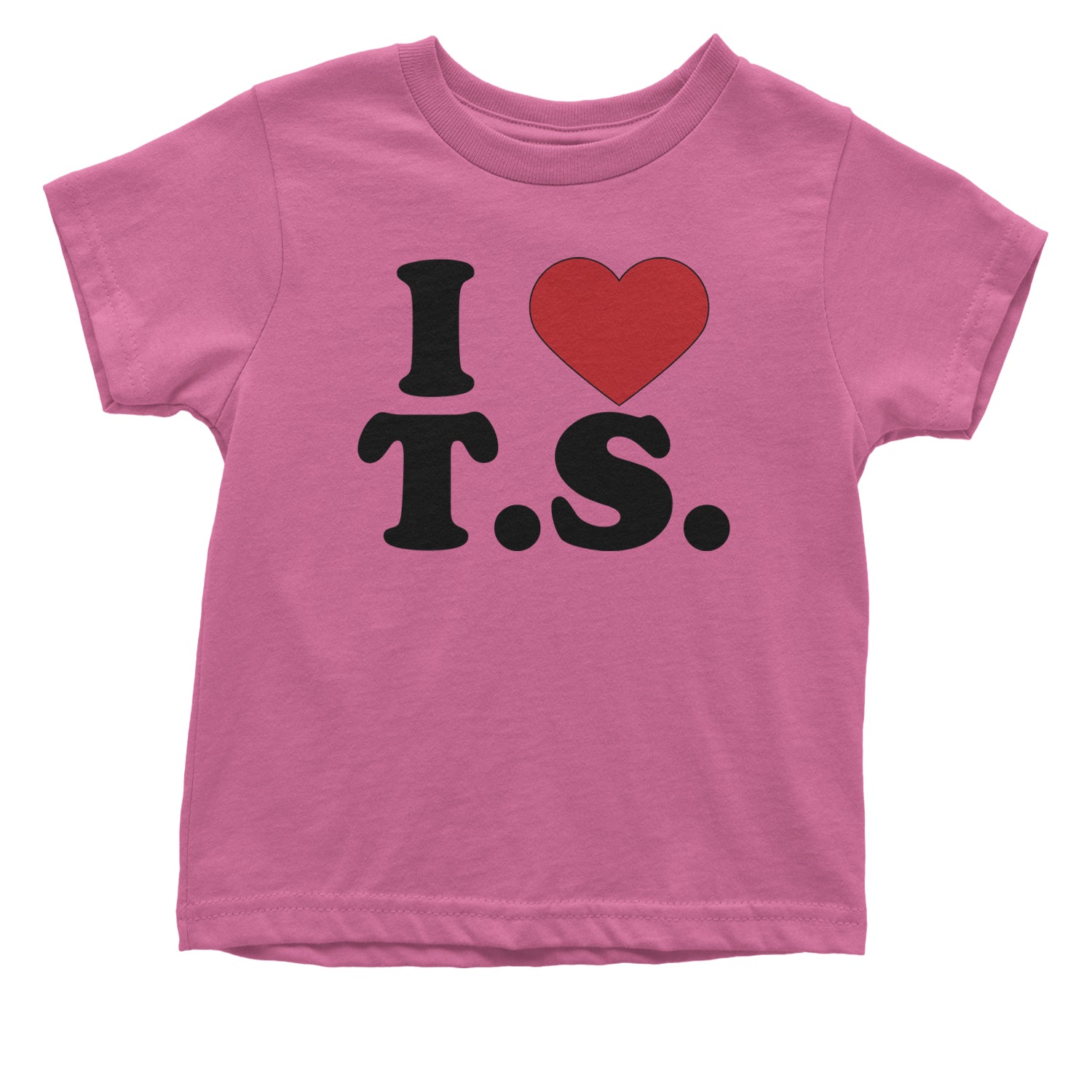 I Heart T.S. Concert Music Lover  Infant One-Piece Romper Bodysuit and Toddler T-shirt Raspberry