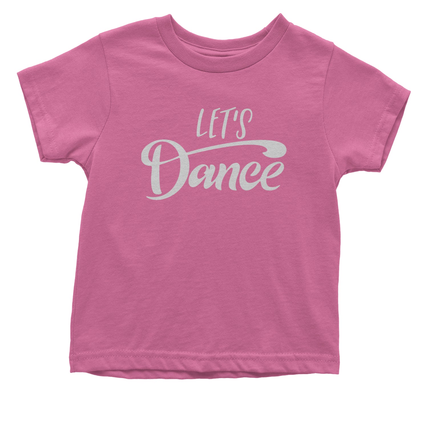 Let's Dance Infant One-Piece Romper Bodysuit and Toddler T-shirt Raspberry