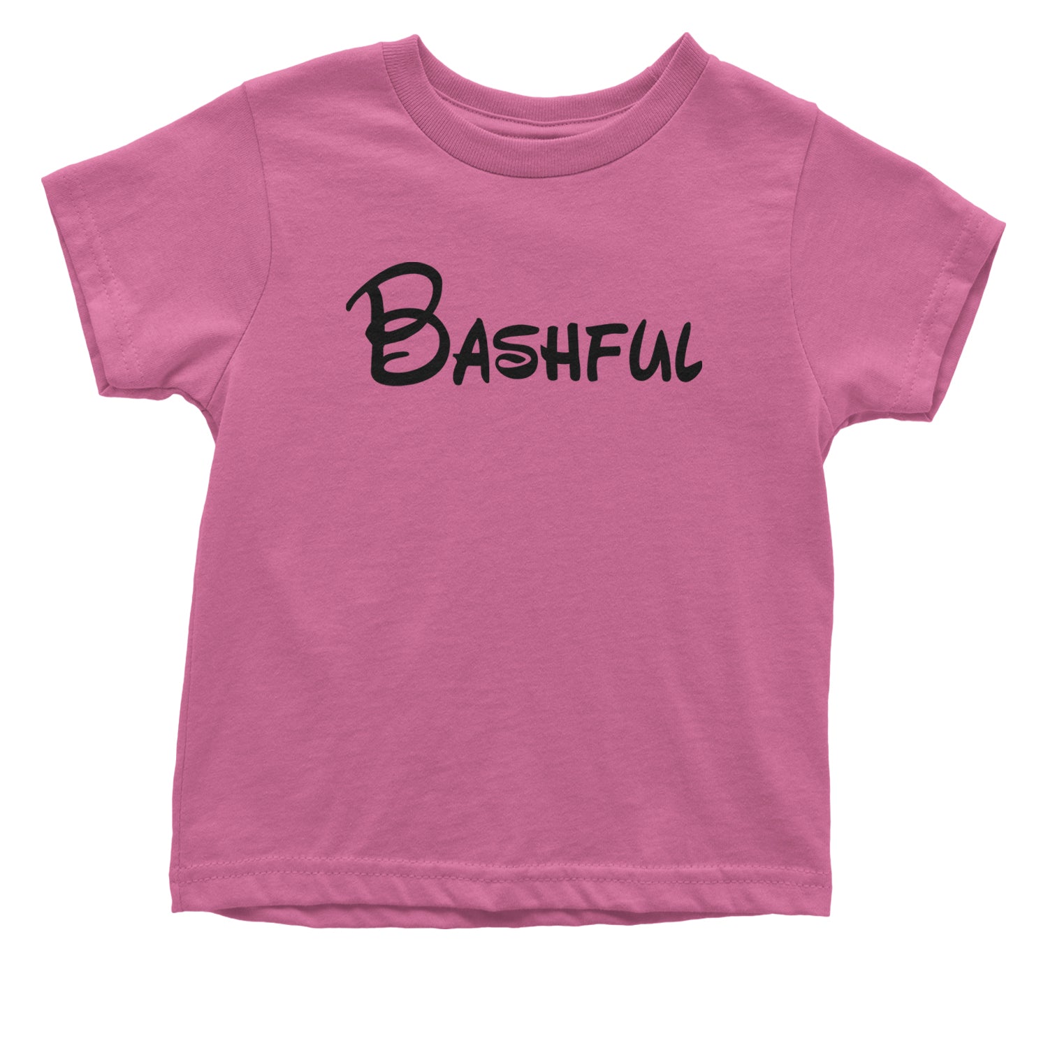 Bashful - 7 Dwarfs Costume Infant One-Piece Romper Bodysuit and Toddler T-shirt Raspberry