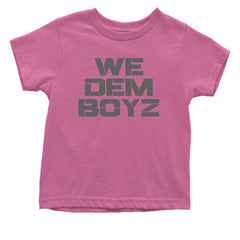WE Dem Boys Dallas  Infant One-Piece Romper Bodysuit and Toddler T-shirt Raspberry