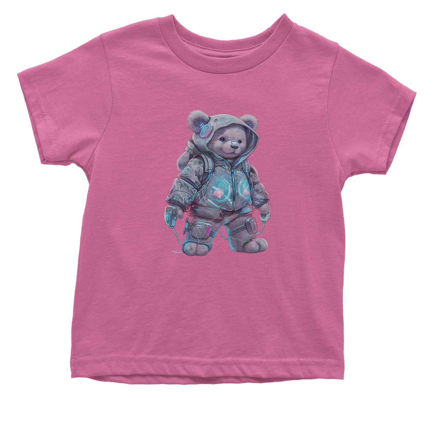 Cyberpunk Adventure Urban Graffiti Bear Infant One-Piece Romper Bodysuit Or Toddler T-shirt Raspberry