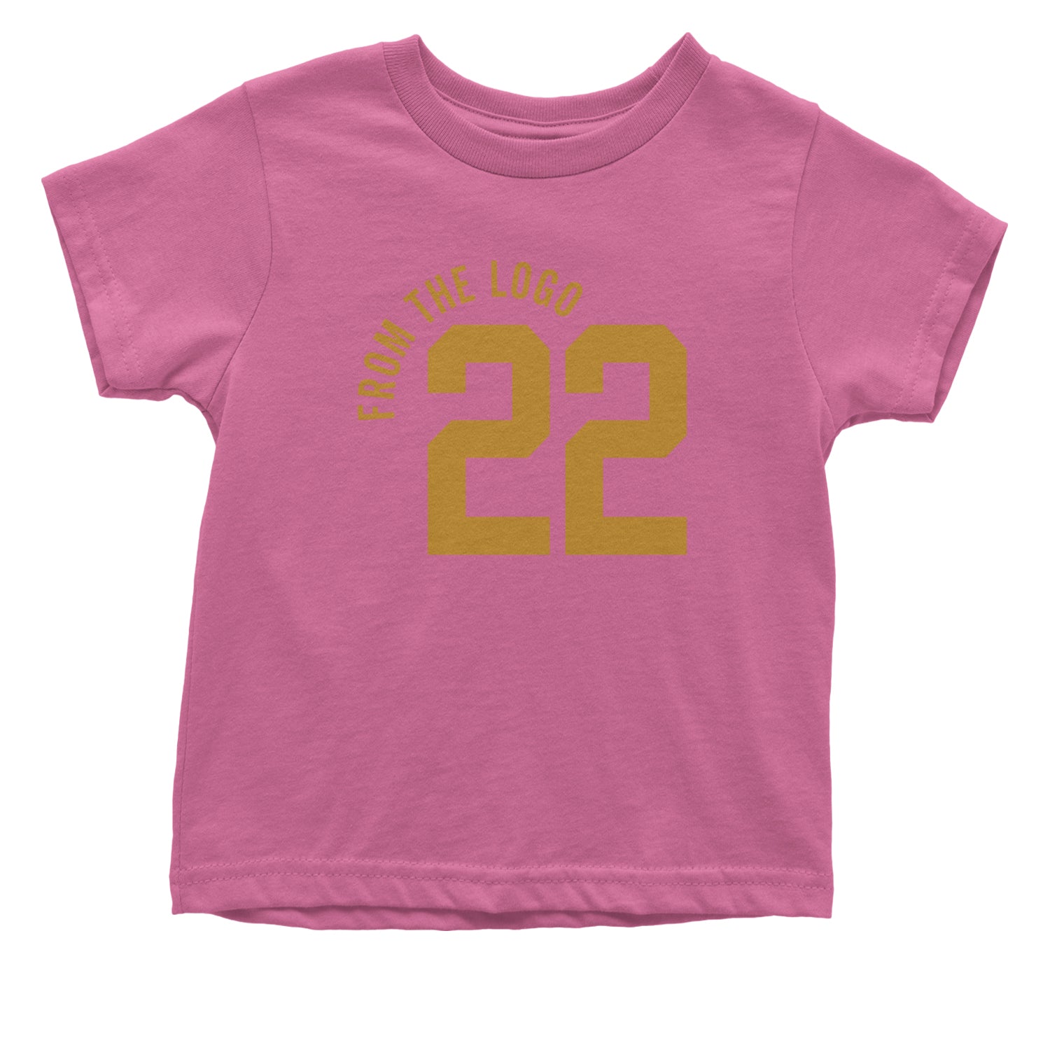 From The Logo #22 Basketball Infant One-Piece Romper Bodysuit and Toddler T-shirt Raspberry