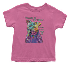 Beware Of Pit Bulls, They Will Steal Your Heart  Infant One-Piece Romper Bodysuit and Toddler T-shirt Raspberry