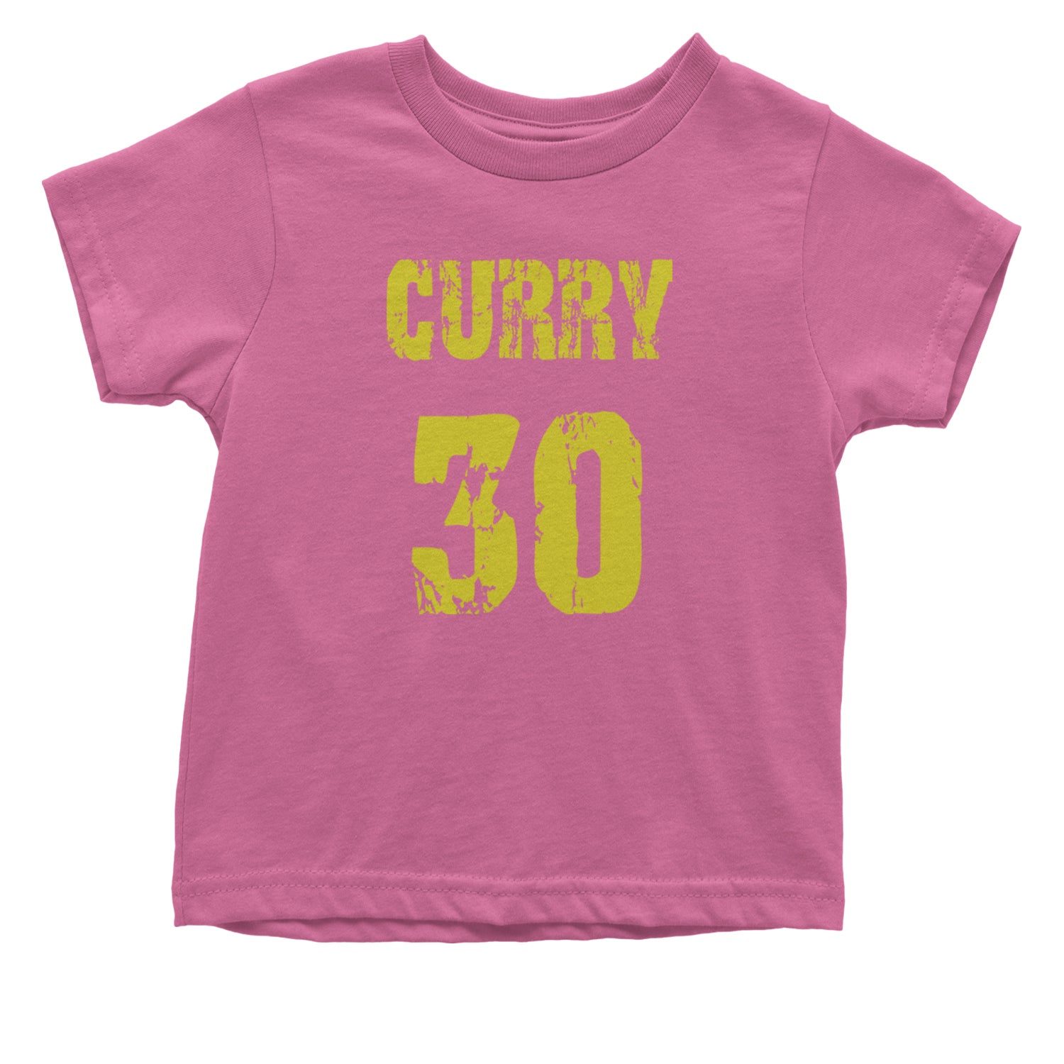 Curry #30 Infant One-Piece Romper Bodysuit and Toddler T-shirt Raspberry