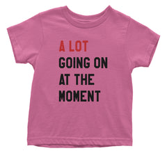 A Lot Going On At The Moment New TTPD Poet Department Infant One-Piece Romper Bodysuit and Toddler T-shirt Raspberry