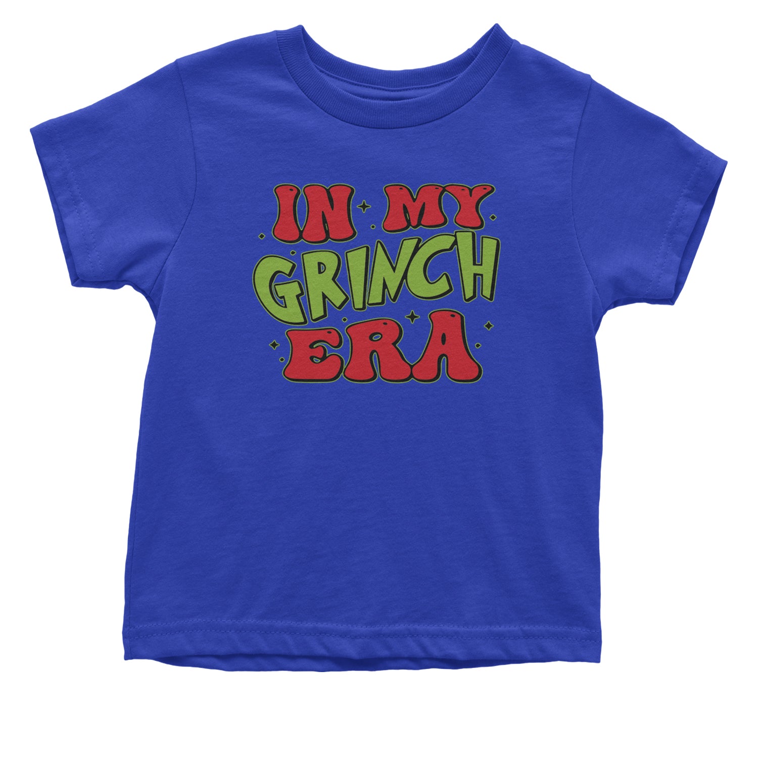 In My Gr-nch Era Jolly Merry Christmas Infant One-Piece Romper Bodysuit and Toddler T-shirt Royal Blue