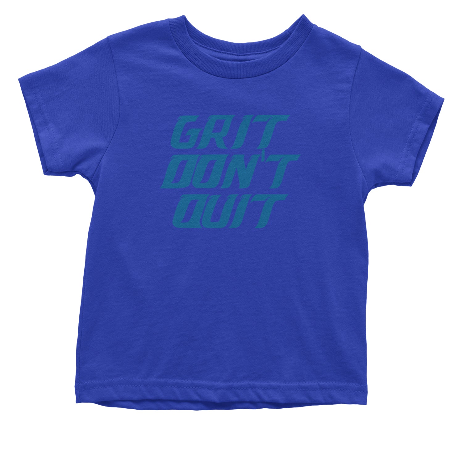 Grit Don't Quit Detroit Grit Infant One-Piece Romper Bodysuit and Toddler T-shirt Royal Blue