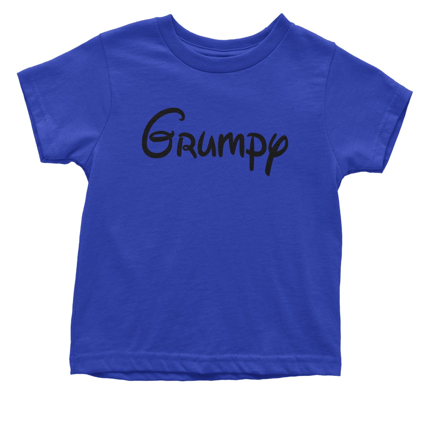 Grumpy - 7 Dwarfs Costume Infant One-Piece Romper Bodysuit and Toddler T-shirt Royal Blue