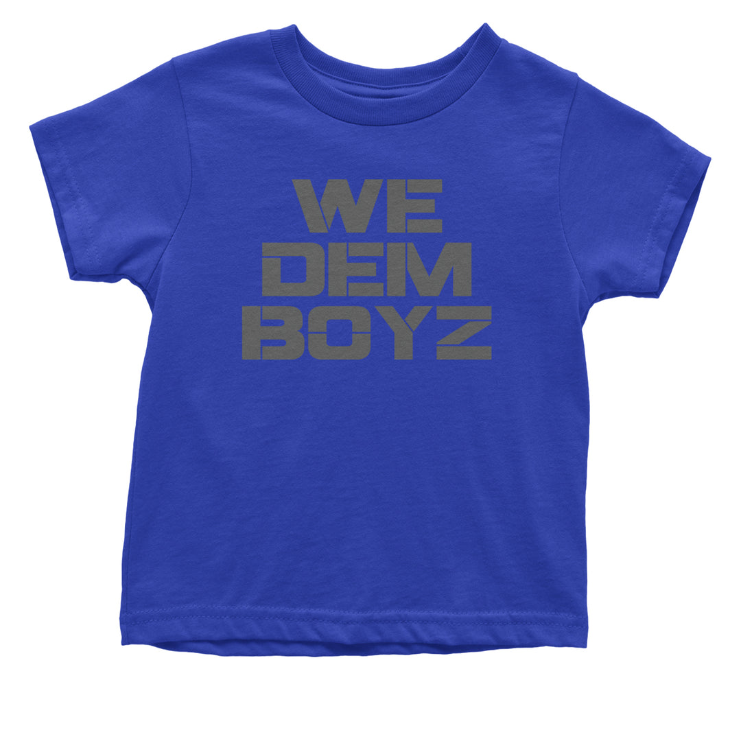 WE Dem Boys Dallas  Infant One-Piece Romper Bodysuit and Toddler T-shirt Royal Blue