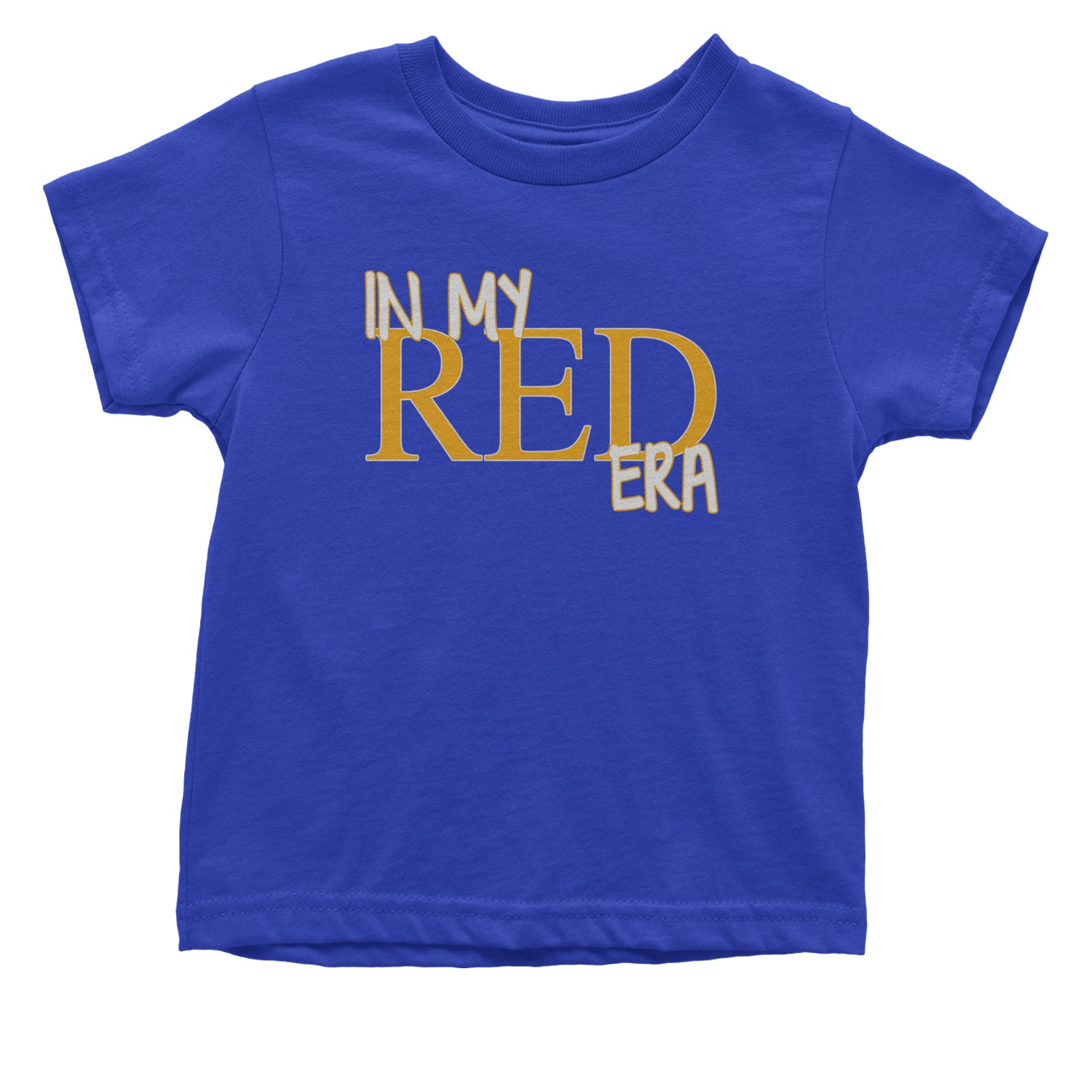 In My Red Era Kansas City Infant One-Piece Romper Bodysuit and Toddler T-shirt Royal Blue