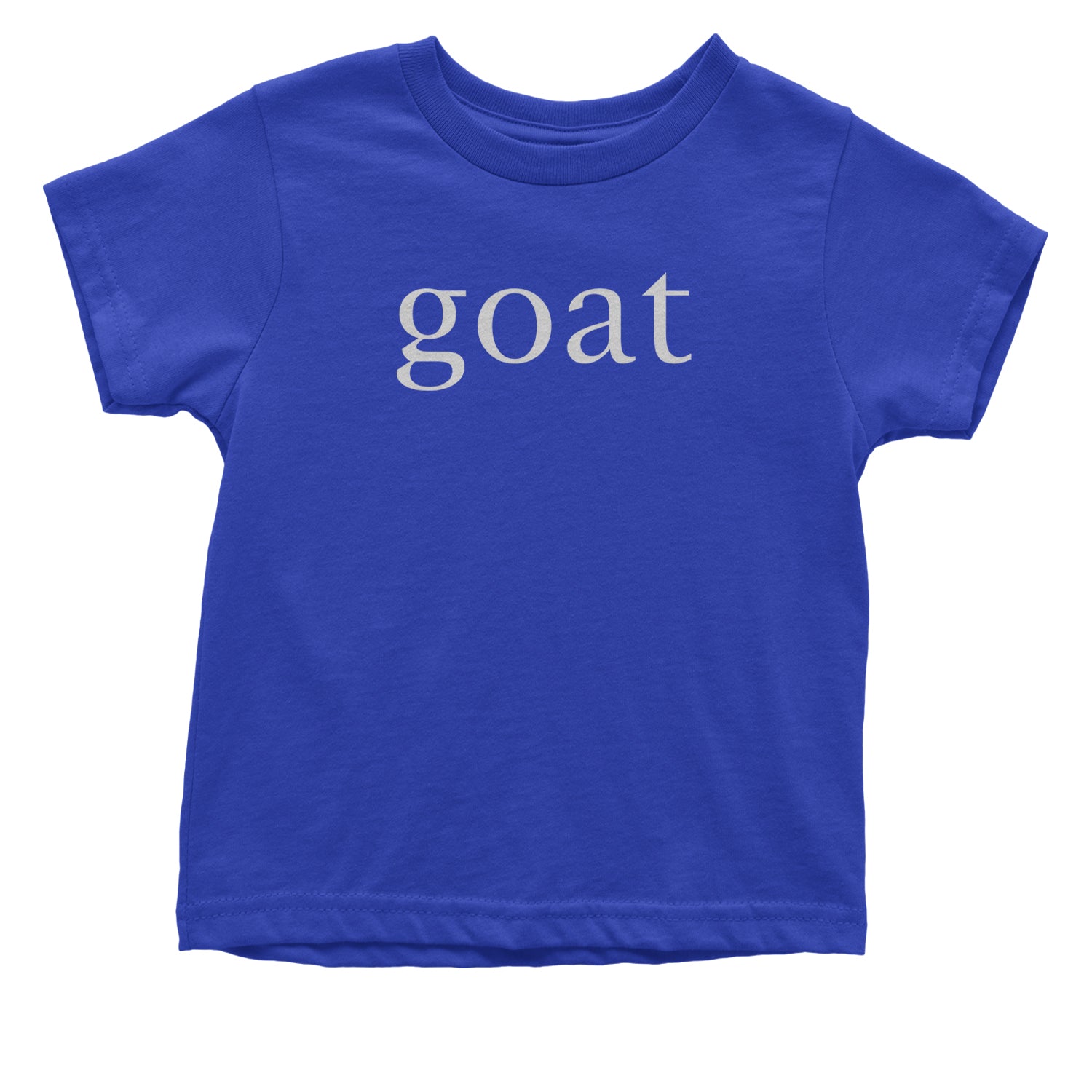 GOAT - Greatest Of All Time  Infant One-Piece Romper Bodysuit and Toddler T-shirt Royal Blue