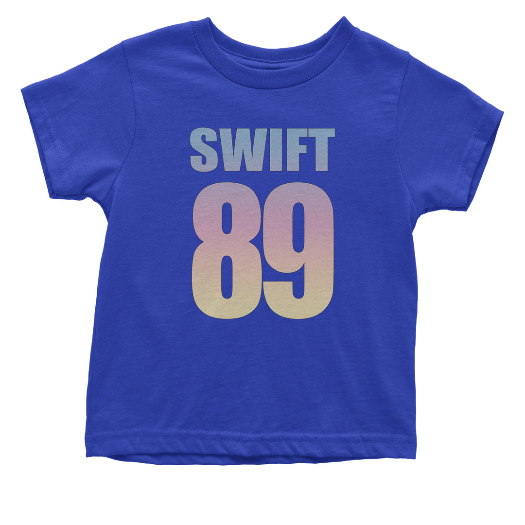 Lover Era Swift 89 Birth Year Music Fan TTPD Infant One-Piece Romper Bodysuit and Toddler T-shirt Royal Blue