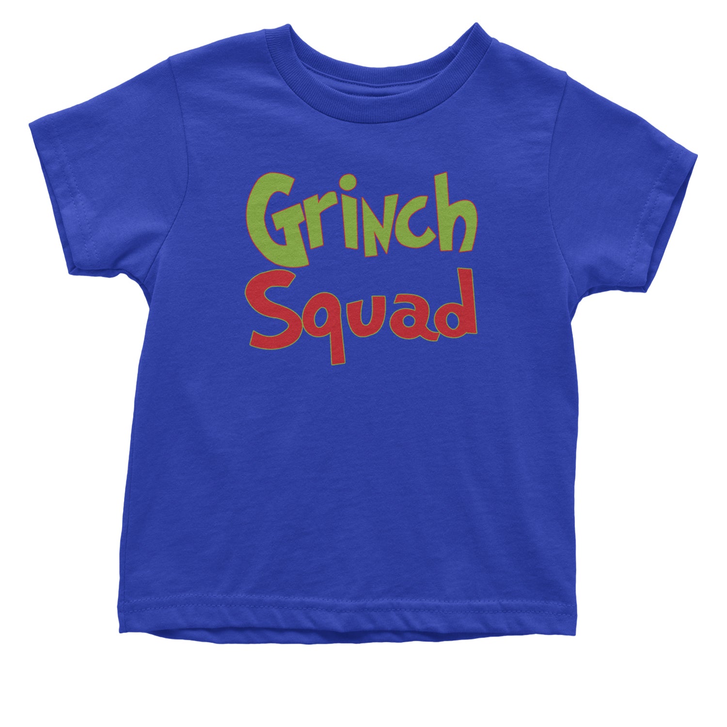 Gr-nch Squad Jolly Grinchmas Merry Christmas Infant One-Piece Romper Bodysuit and Toddler T-shirt Royal Blue