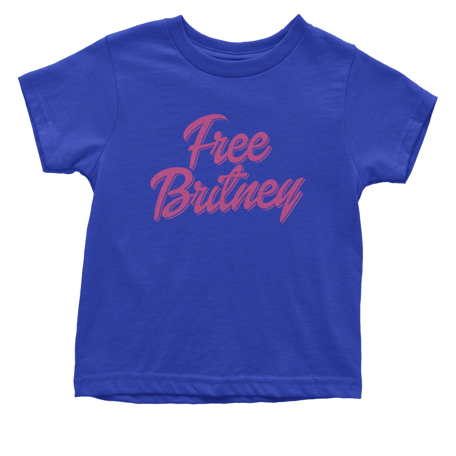 Pink Free Britney Infant One-Piece Romper Bodysuit and Toddler T-shirt Royal Blue