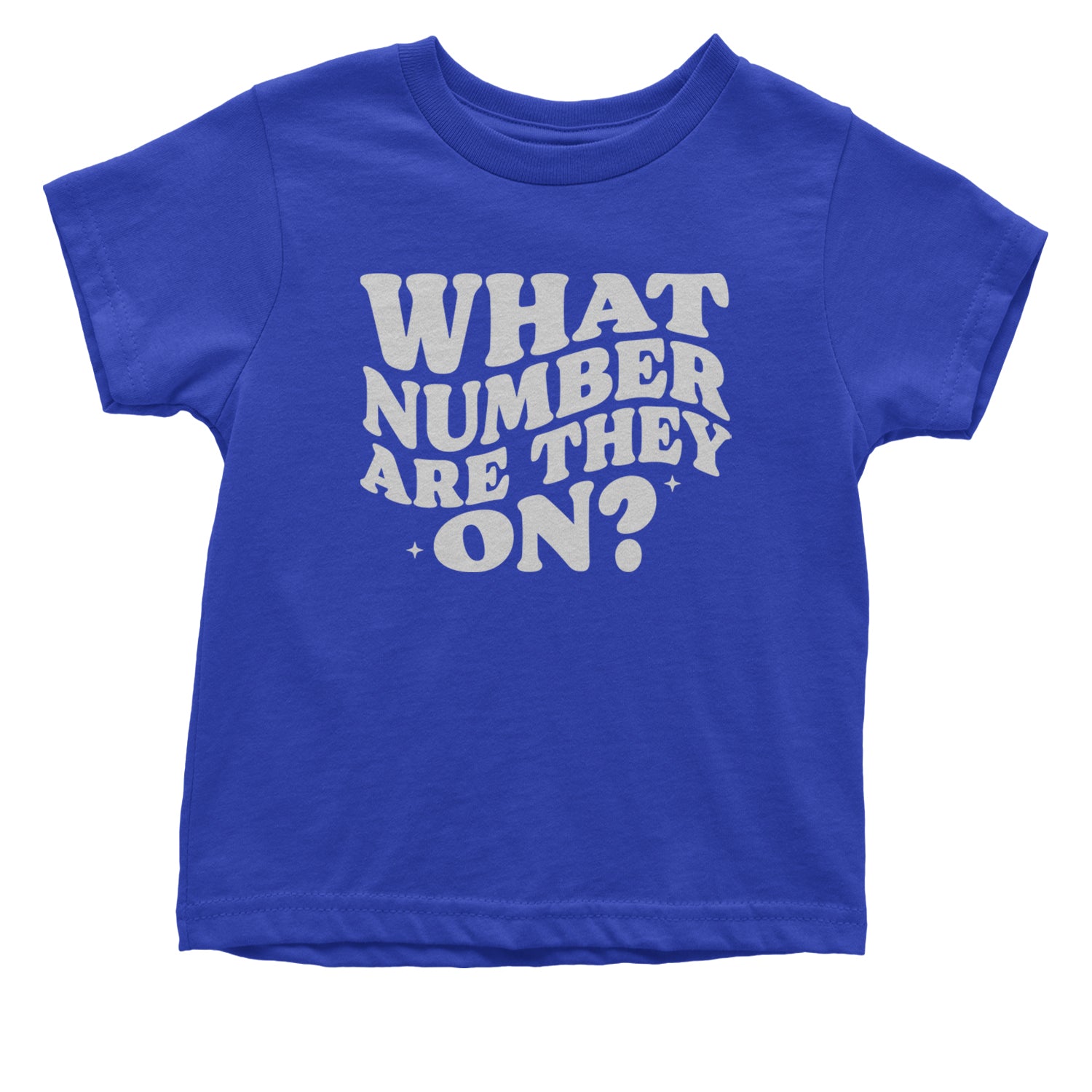 What Number Are They On Dance Infant One-Piece Romper Bodysuit and Toddler T-shirt Royal Blue