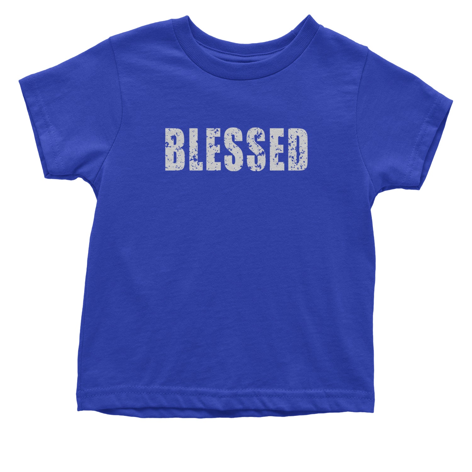 Blessed Religious Grateful Thankful Infant One-Piece Romper Bodysuit and Toddler T-shirt Royal Blue