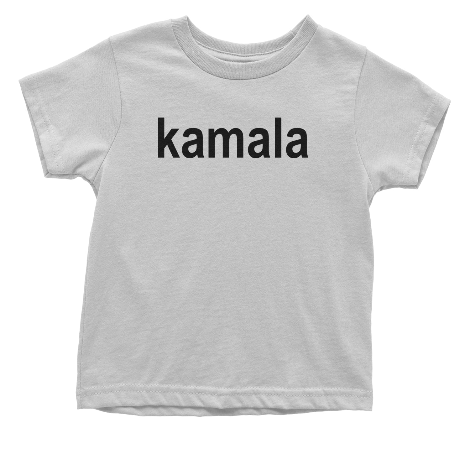 Kamala Black Print Kamala Harris For President Infant One-Piece Romper Bodysuit and Toddler T-shirt White