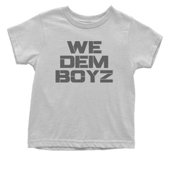 WE Dem Boys Dallas  Infant One-Piece Romper Bodysuit and Toddler T-shirt White