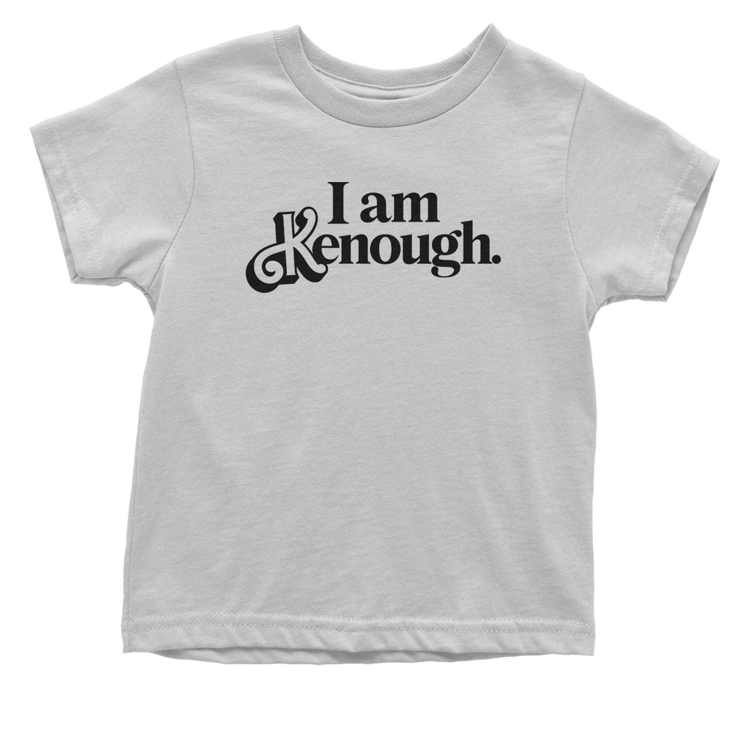I Am Kenough Barbenheimer Infant One-Piece Romper Bodysuit and Toddler T-shirt White