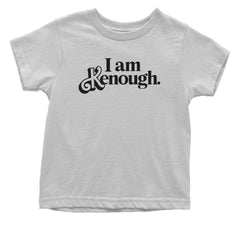 I Am Kenough Barbenheimer Infant One-Piece Romper Bodysuit and Toddler T-shirt White