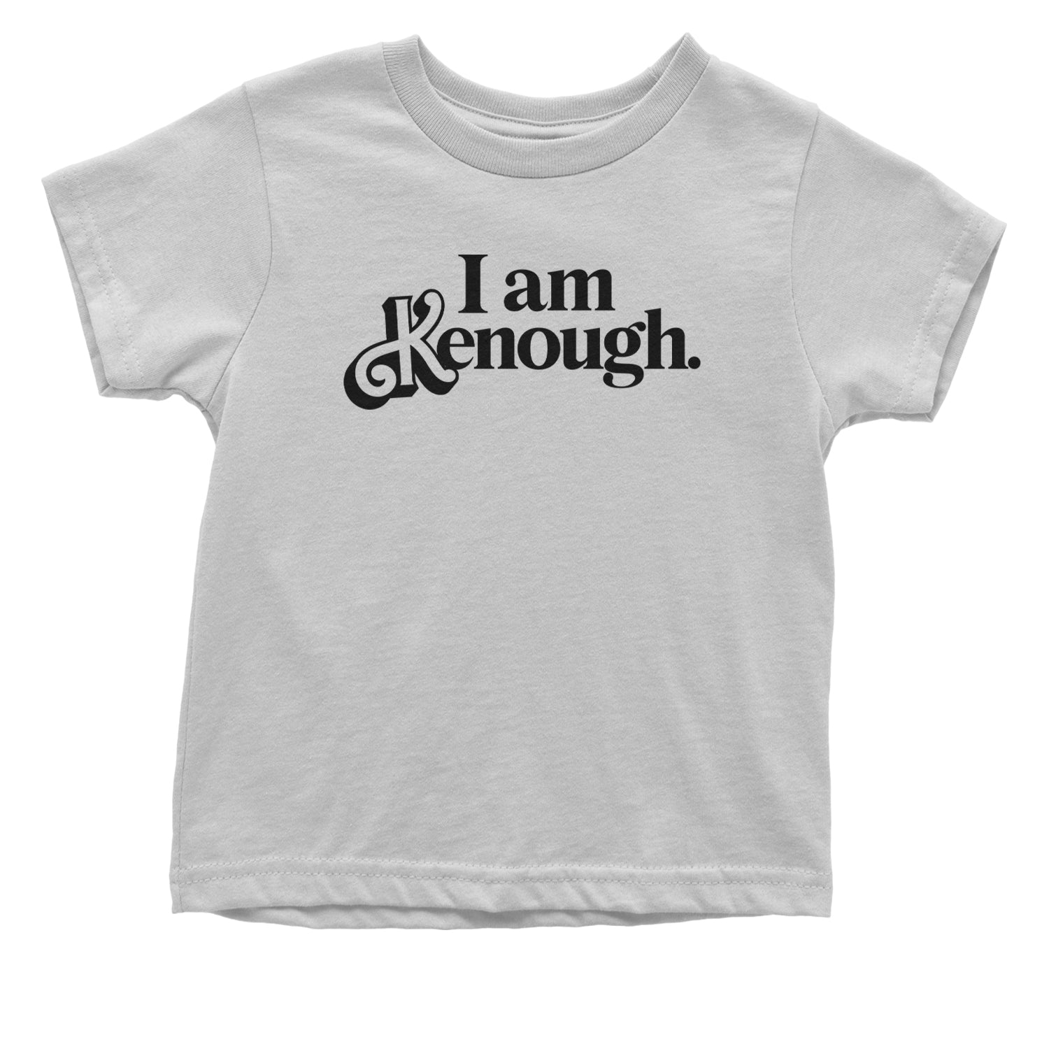 I Am Kenough Barbenheimer Infant One-Piece Romper Bodysuit and Toddler T-shirt White