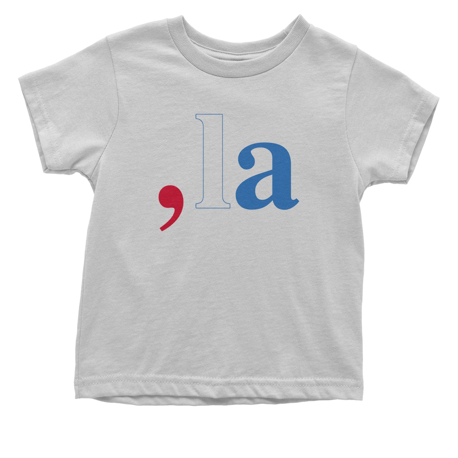 Comma-La - Support Kamala Harris For President 2024 Infant One-Piece Romper Bodysuit and Toddler T-shirt White