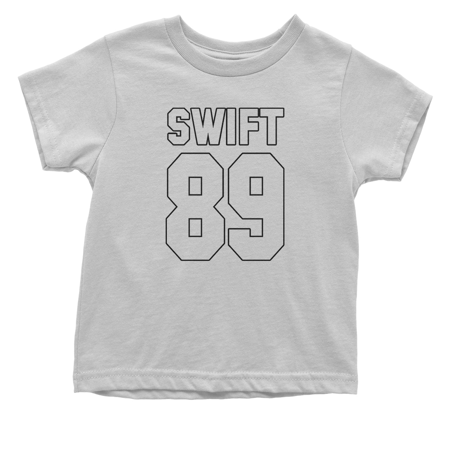 Swift 89 Birth Year Music Fan Era Poets Department Lover Infant One-Piece Romper Bodysuit and Toddler T-shirt White