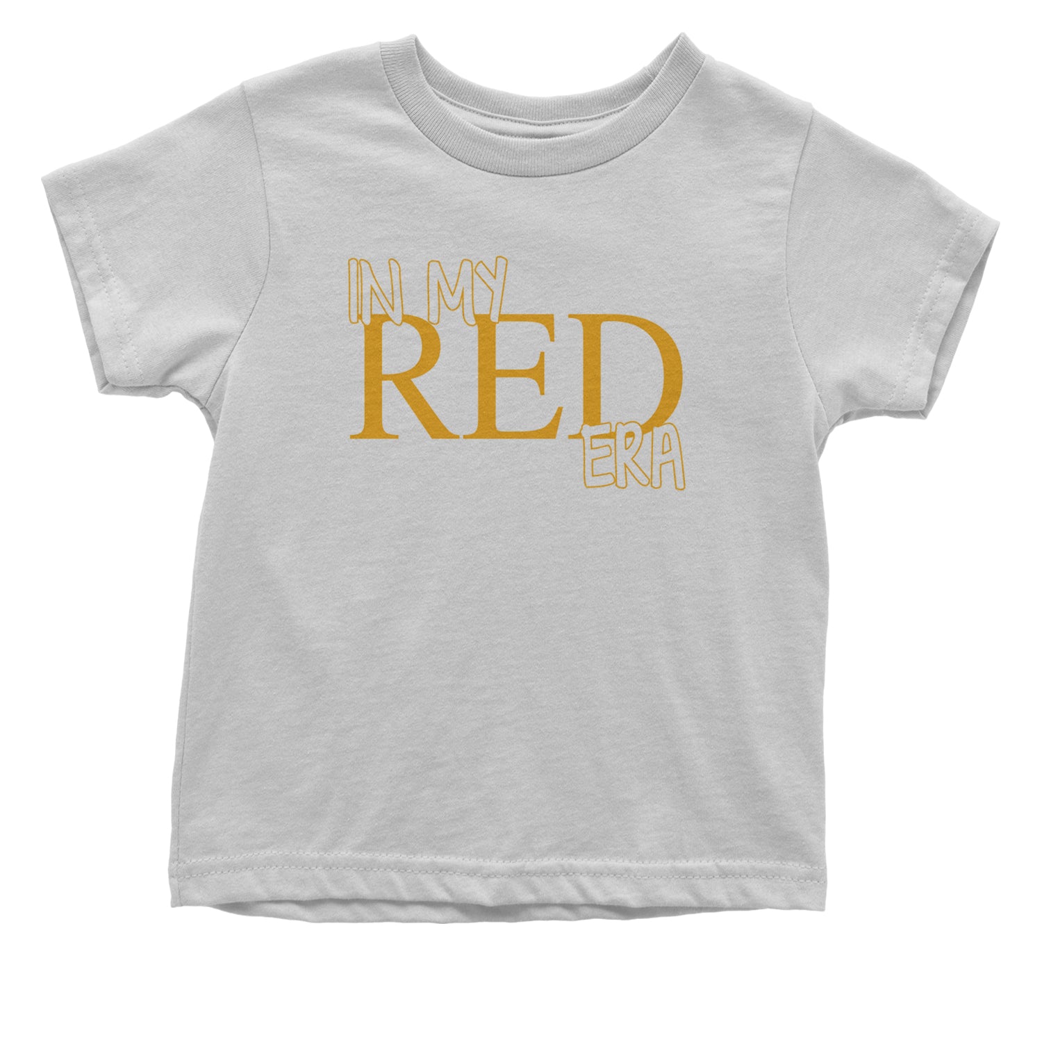 In My Red Era Kansas City Infant One-Piece Romper Bodysuit and Toddler T-shirt White