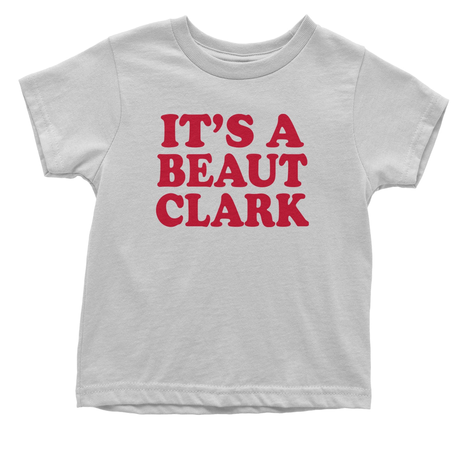 It's a Beaut Clark Festive Christmas Infant One-Piece Romper Bodysuit and Toddler T-shirt White