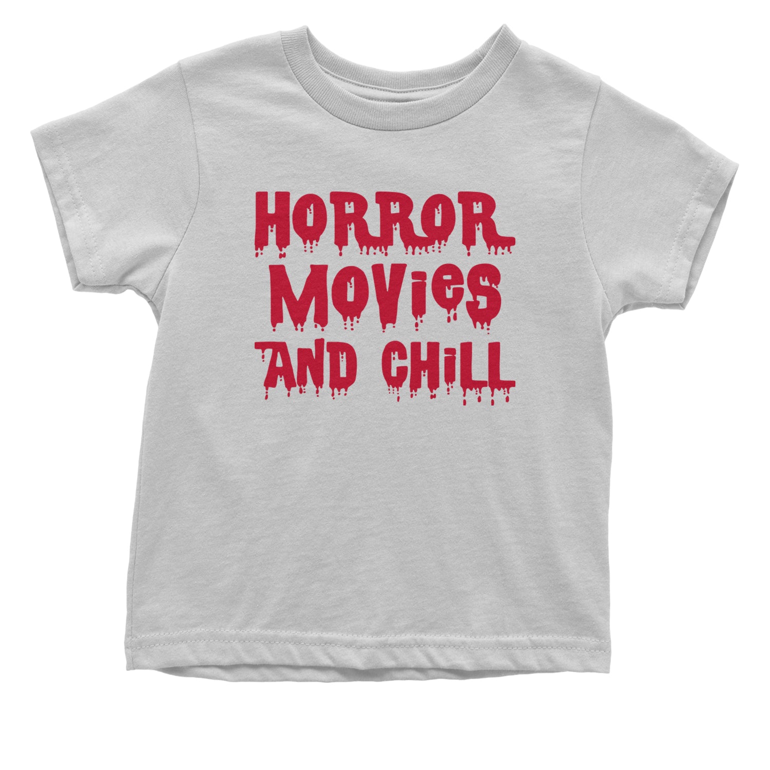 Horror Movies and Chill Infant One-Piece Romper Bodysuit and Toddler T-shirt White