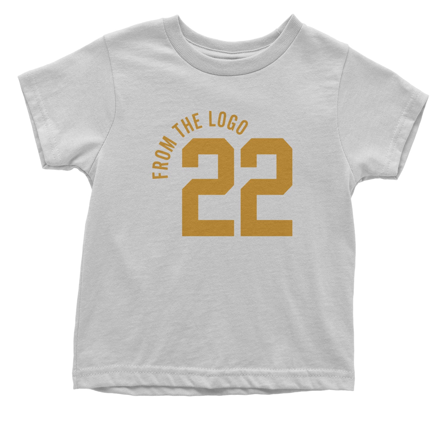 From The Logo #22 Basketball Infant One-Piece Romper Bodysuit and Toddler T-shirt White