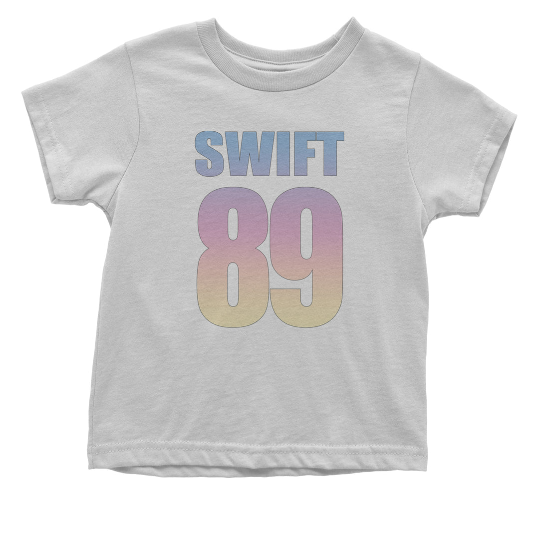 Lover Era Swift 89 Birth Year Music Fan TTPD Infant One-Piece Romper Bodysuit and Toddler T-shirt White