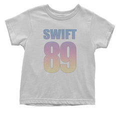Lover Era Swift 89 Birth Year Music Fan TTPD Infant One-Piece Romper Bodysuit and Toddler T-shirt White