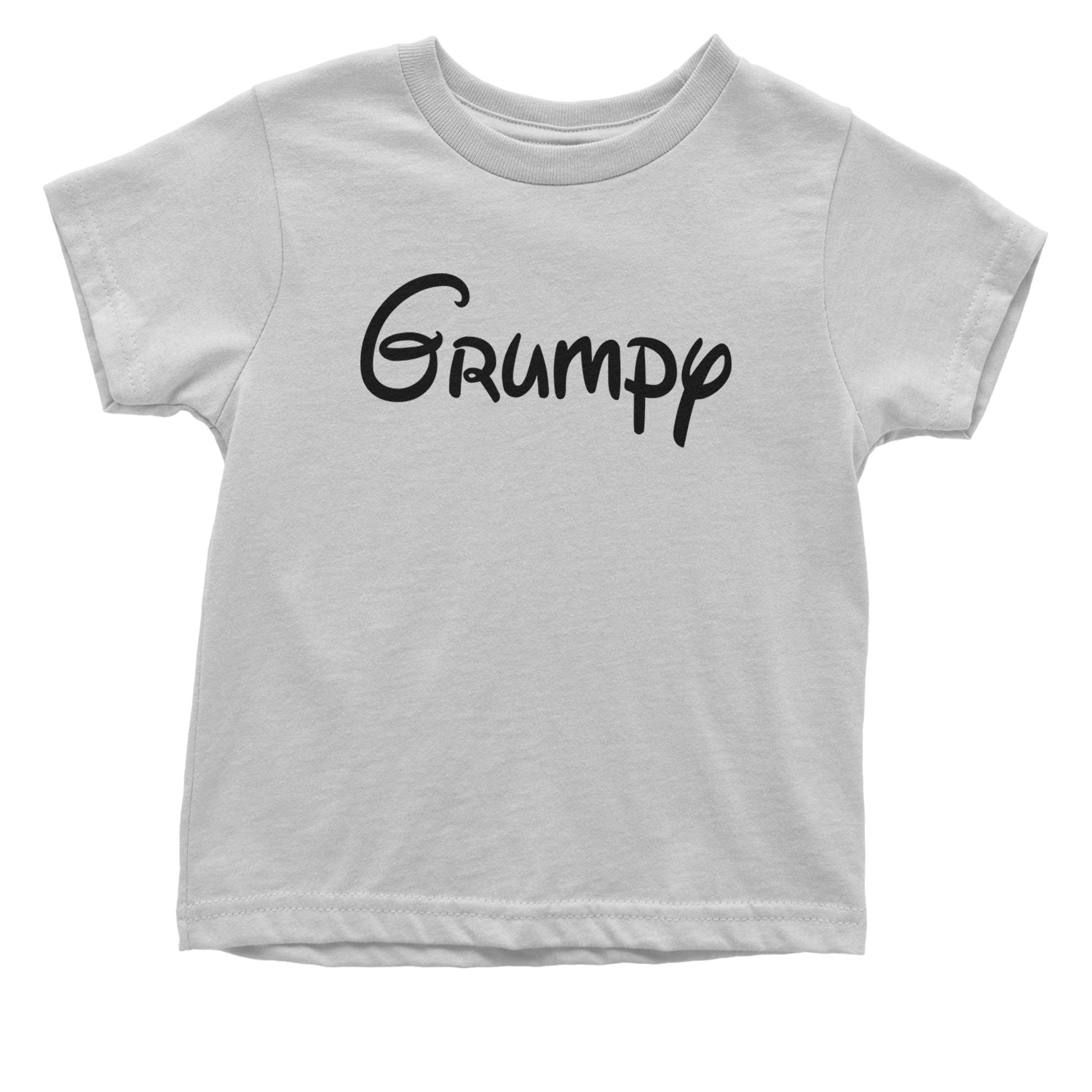 Grumpy - 7 Dwarfs Costume Infant One-Piece Romper Bodysuit and Toddler T-shirt White