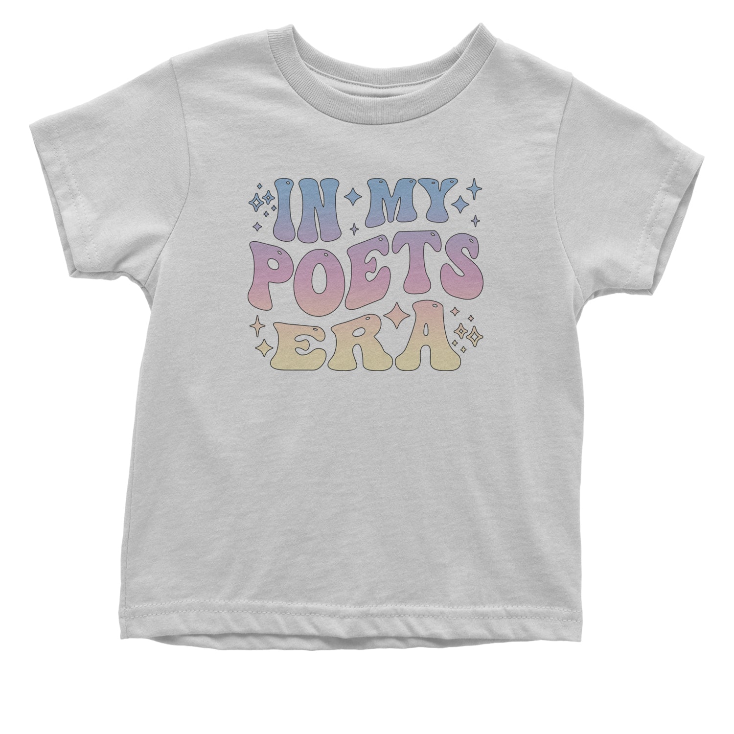 In My Poet Era Tie Dye TTPD Music Infant One-Piece Romper Bodysuit and Toddler T-shirt White