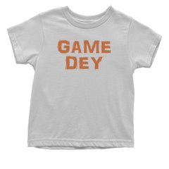 Game Dey Cincinnati Football Infant One-Piece Romper Bodysuit and Toddler T-shirt White