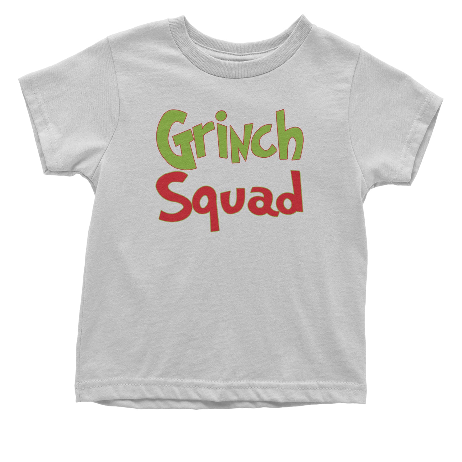 Gr-nch Squad Jolly Grinchmas Merry Christmas Infant One-Piece Romper Bodysuit and Toddler T-shirt White