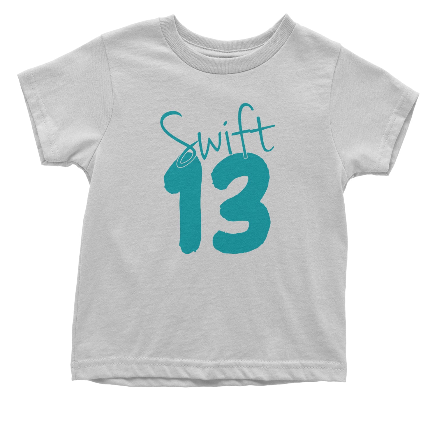 13 Swift 13 Lucky Number Era TTPD Infant One-Piece Romper Bodysuit and Toddler T-shirt White