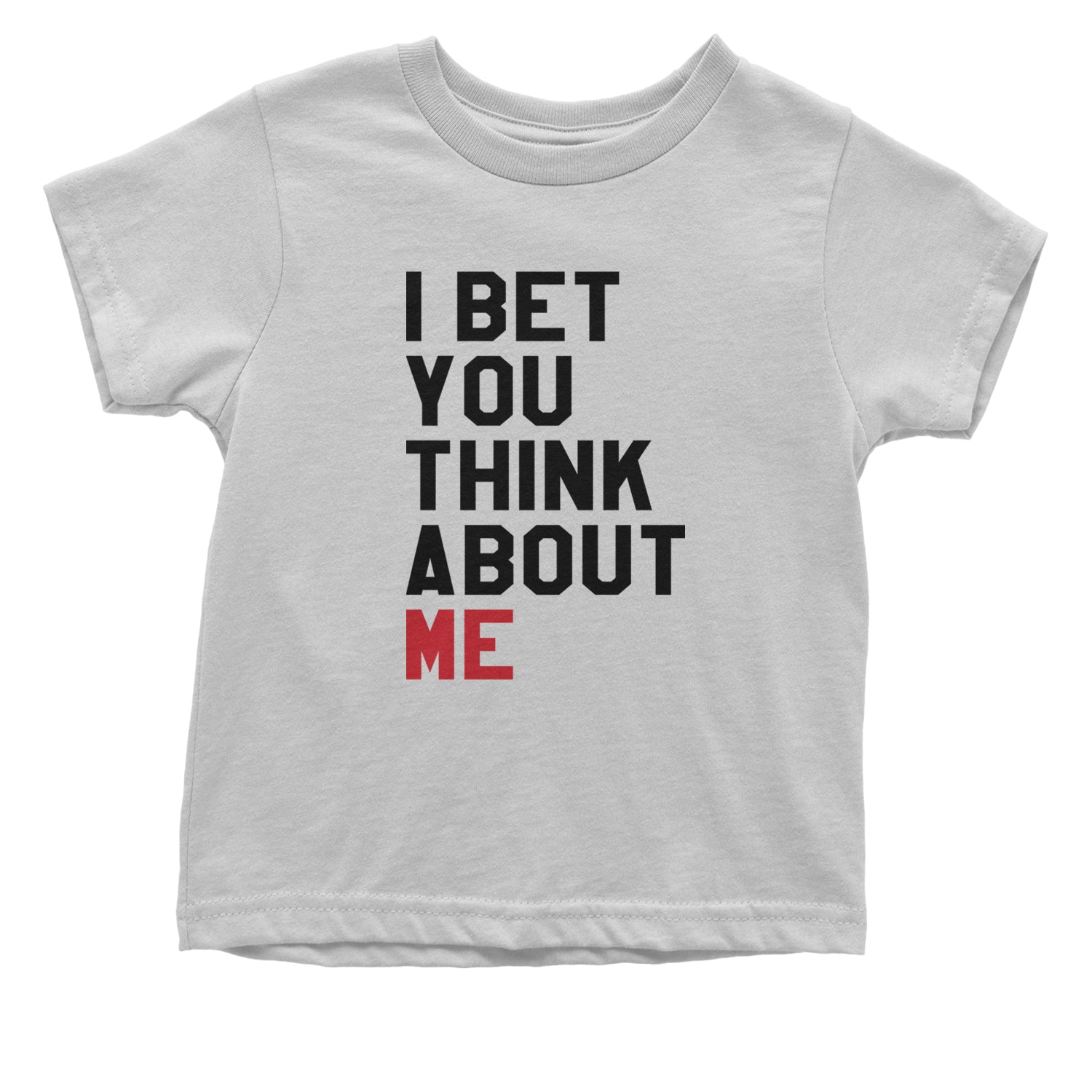 I Bet You Think About Me New TTPD Era Infant One-Piece Romper Bodysuit and Toddler T-shirt White