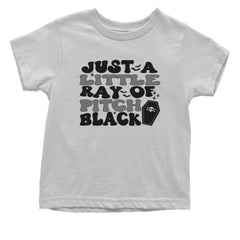 Just A Little Ray of Pitch Black graphic on Onesie and Toddler T-Shirt alternate view 8
