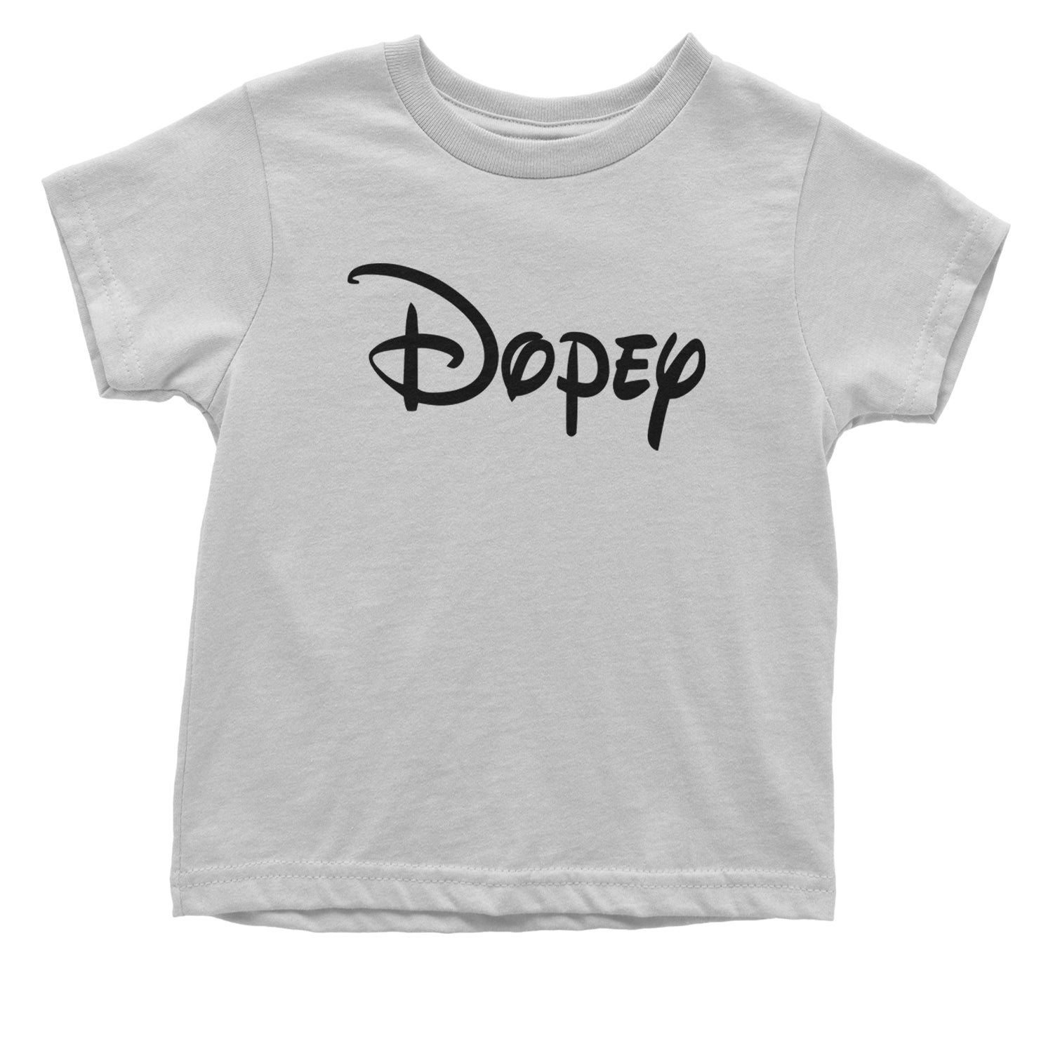 Dopey - 7 Dwarfs Costume Infant One-Piece Romper Bodysuit and Toddler T-shirt White