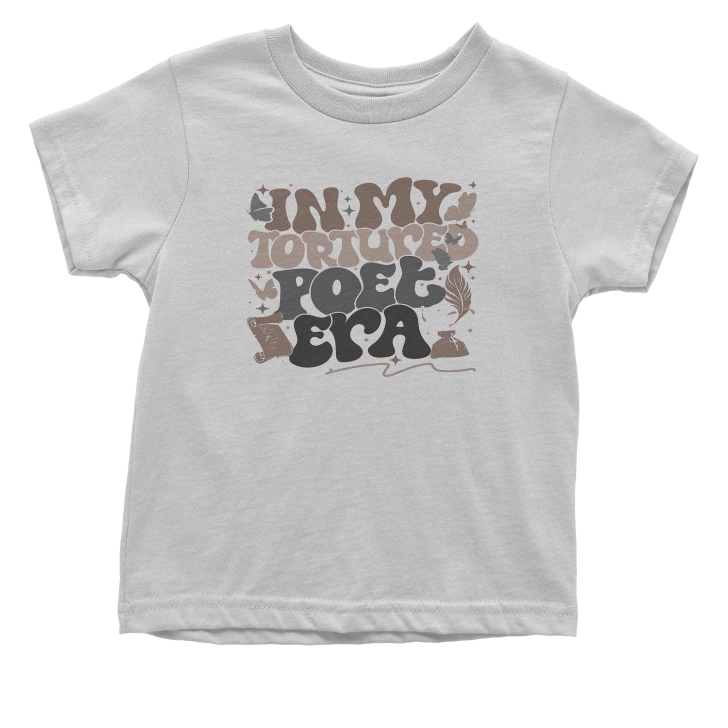 In My Tortured Poet Era TTPD Music Infant One-Piece Romper Bodysuit and Toddler T-shirt White