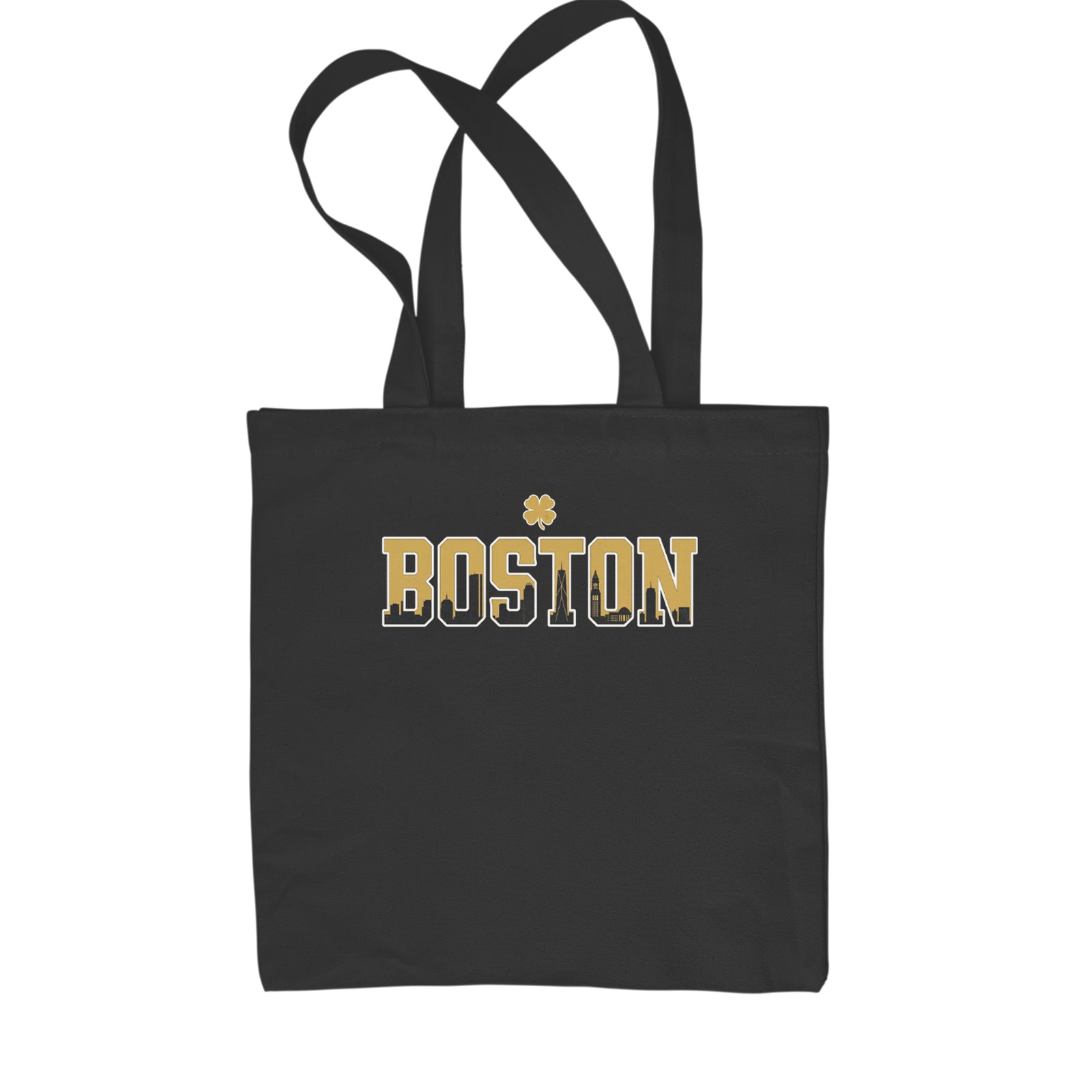 Boston City Pride Irish Shopping Tote Bag Black