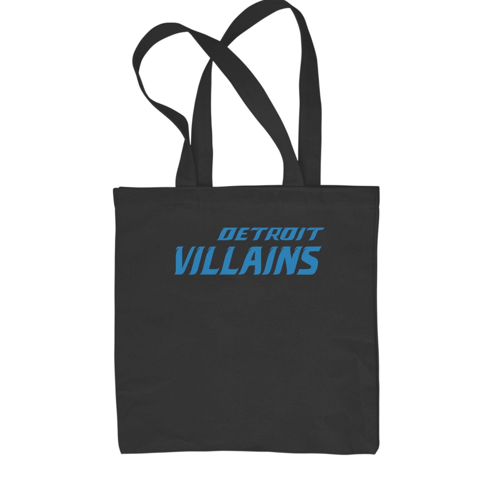 Detroit Villains Grit Football Shopping Tote Bag Black