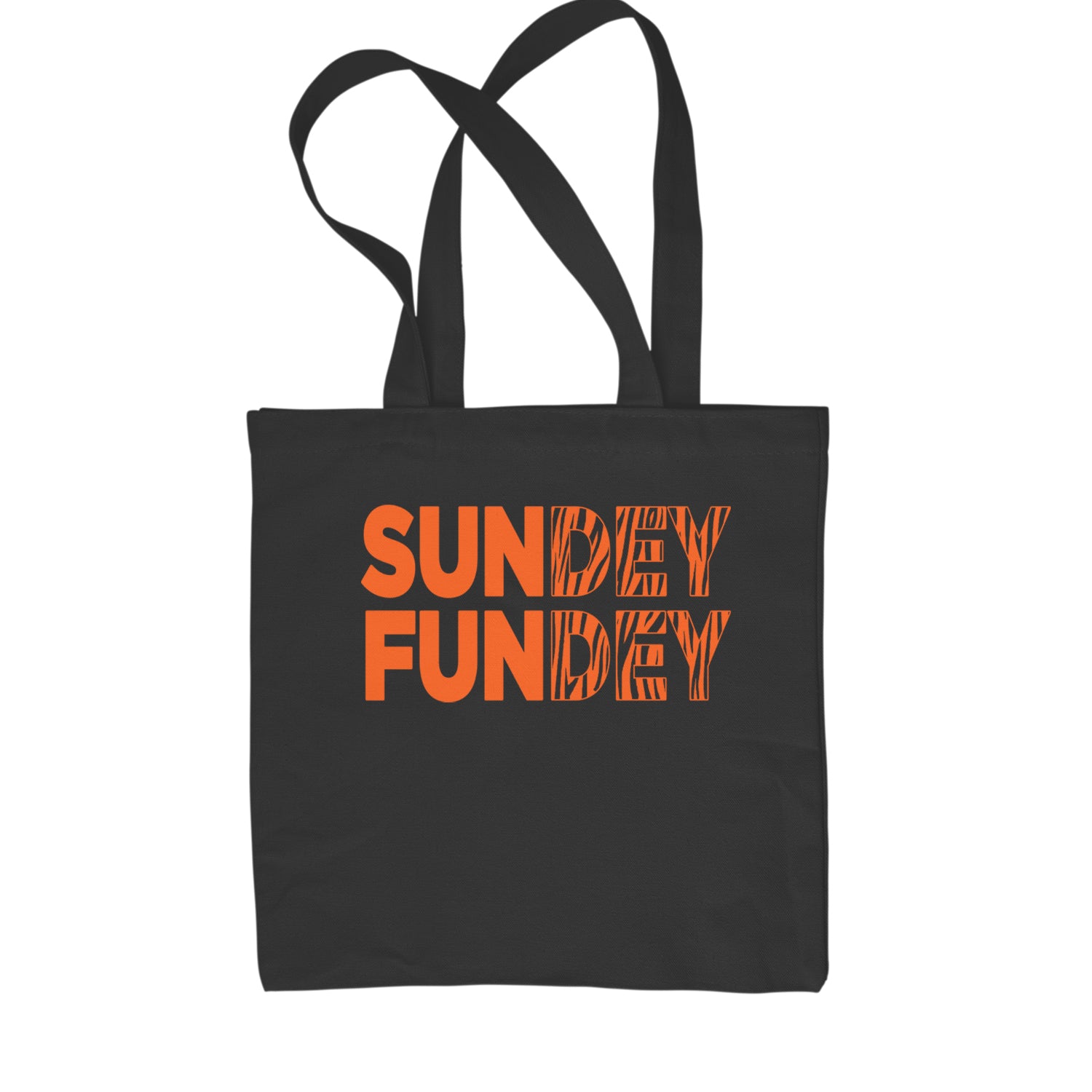 SunDEY FunDEY Sunday FundayShopping Tote Bag Black