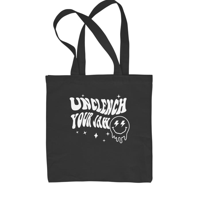 Unclench Your Jaw Festival Rave EDM Shopping Tote Bag